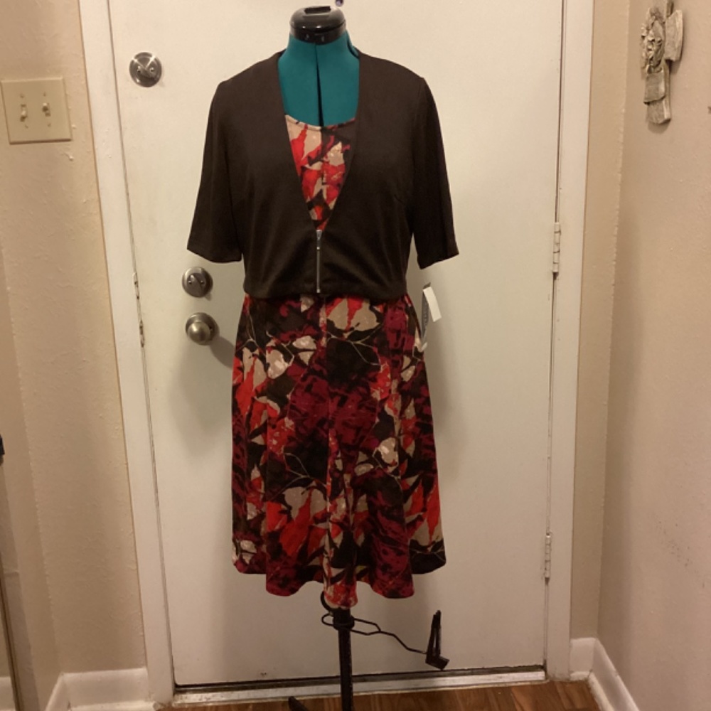 New 2 Piece Dress Med by Perceptions New York w/tags - Picture 4 of 11